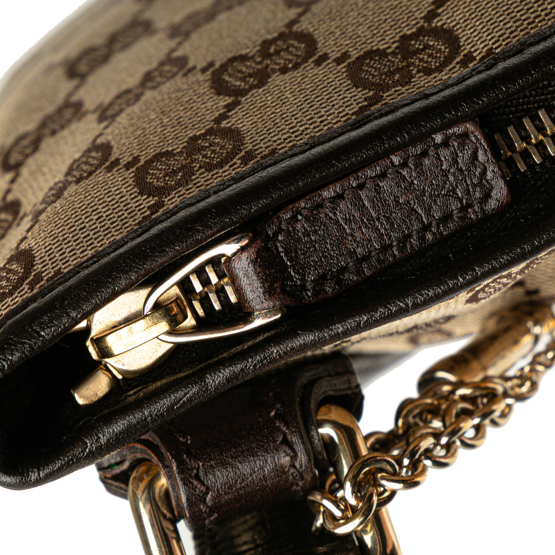 Gucci GG Toile Jolicoeur Sac porté croisé Marron
