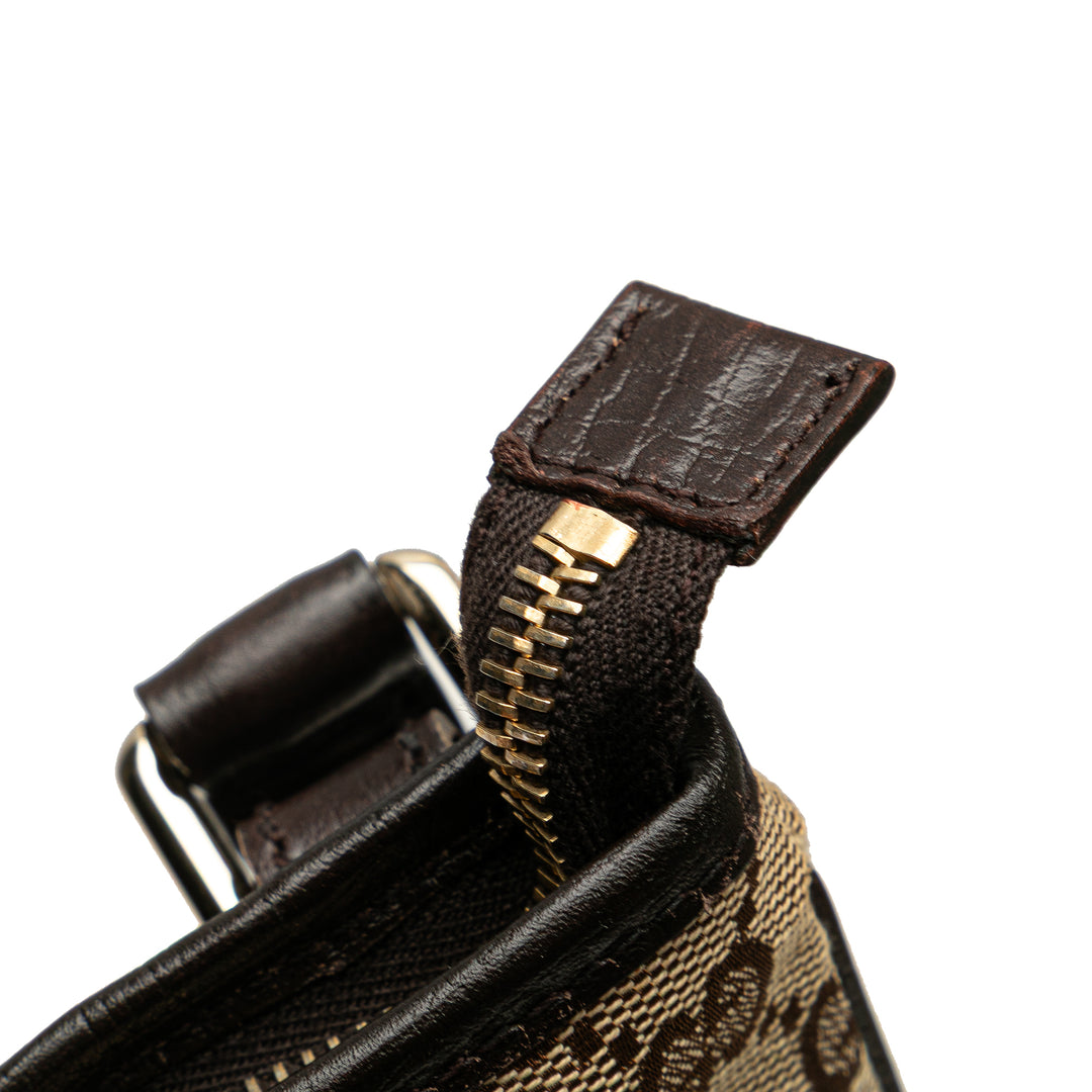 Gucci GG Toile Jolicoeur Sac porté croisé Marron