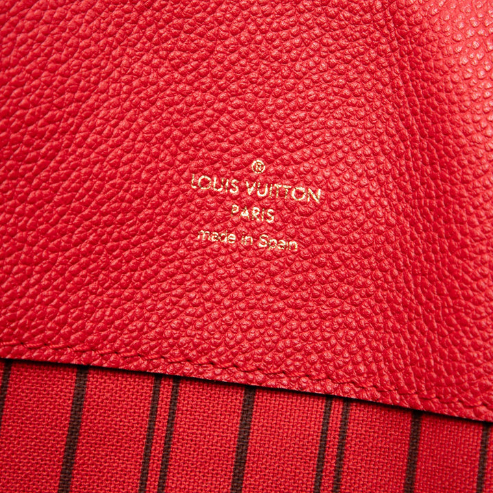 Louis Vuitton Bagatelle Monogram Empreinte Rouge