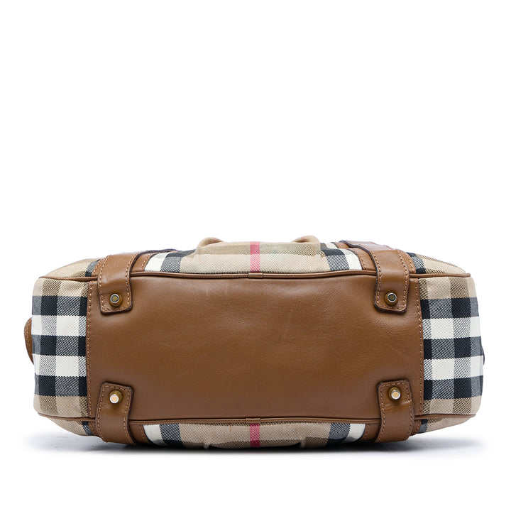 Burberry House Check Ashbury Knight Sac Toile