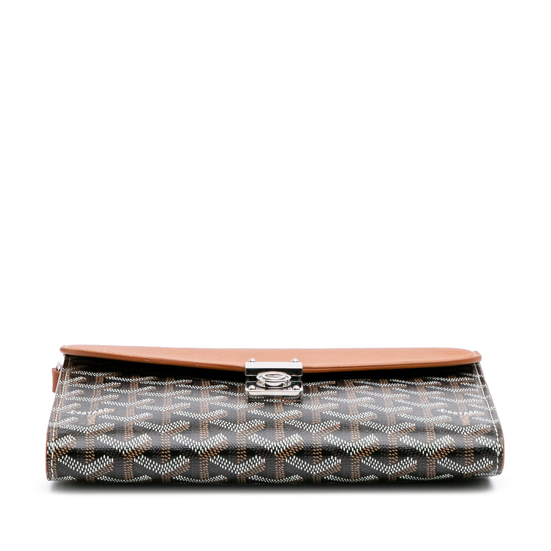 Goyardine Chypre Wallet Pouch Black - Gaby Paris
