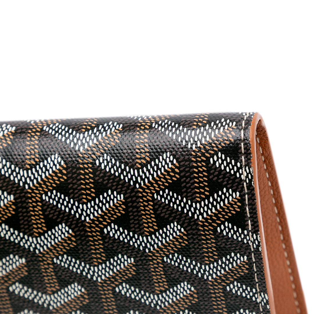 Goyardine Chypre Wallet Pouch Black - Gaby Paris
