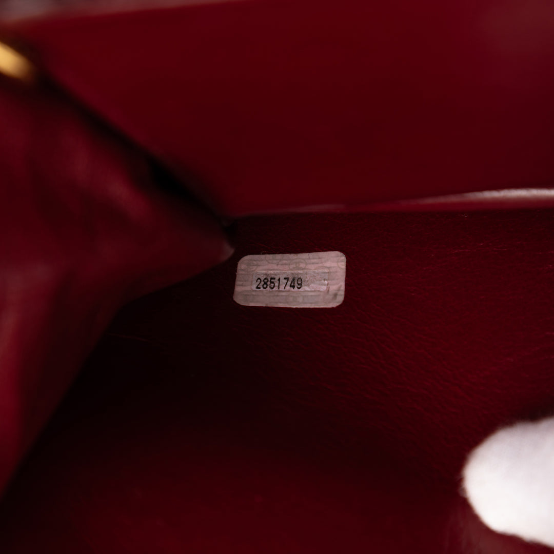 Chanel Medium CC Matelassé Cuir d’agneau Simple rabat