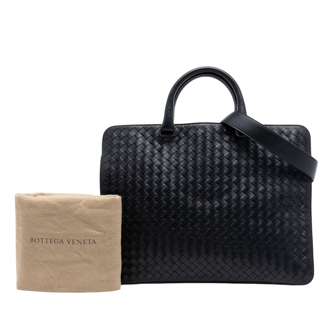 Bottega Veneta Porte-documents Intrecciato Business nappa Noir – vue 7 – GABY PARIS