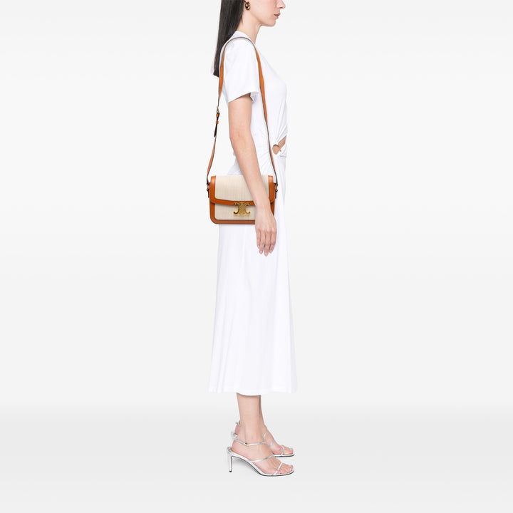 Celine Sac bandoulière Classique et Triomphe Beige – vue 6 – GABY PARIS