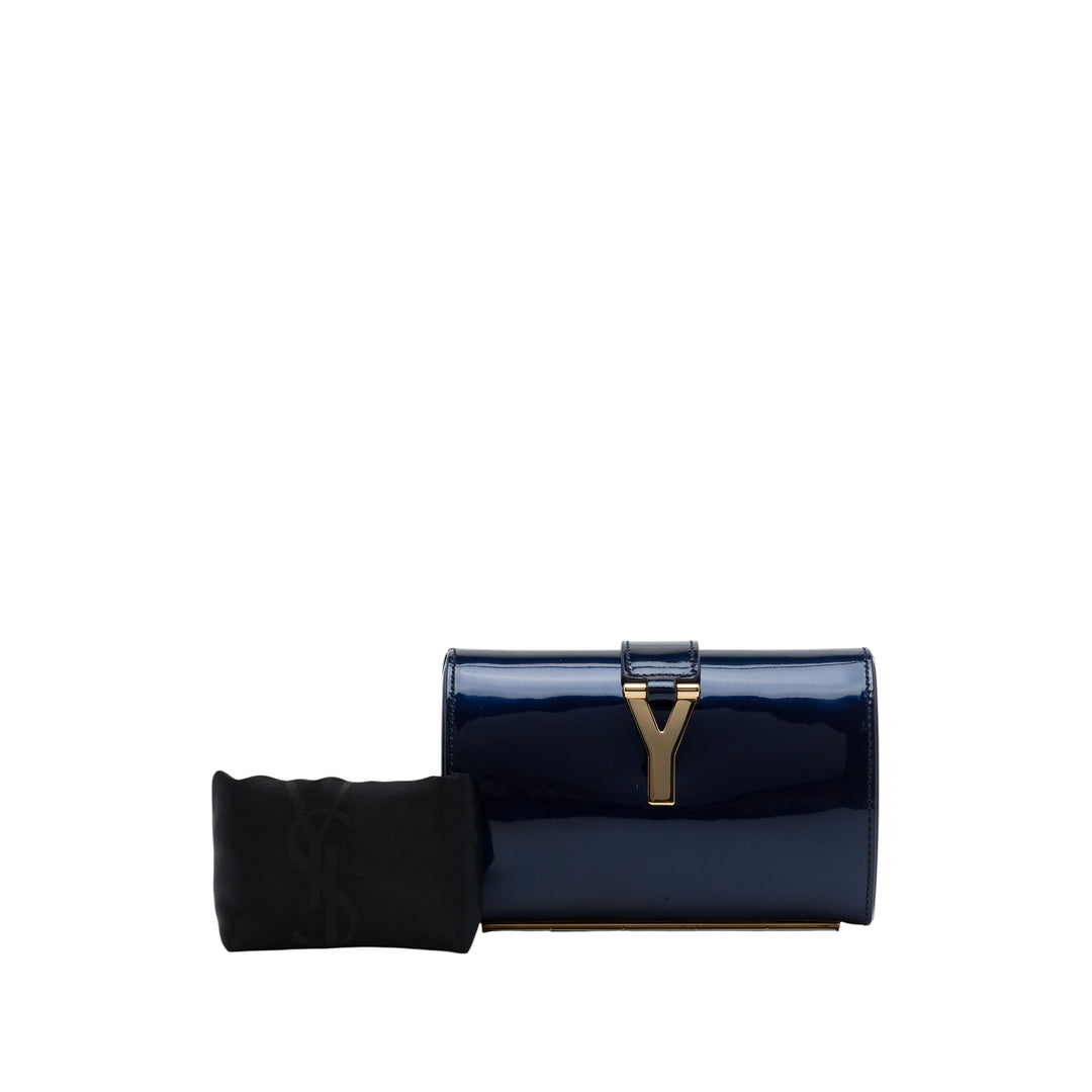 Saint Laurent Edition Soi Chyc Ligne Evening Pochette Bleu