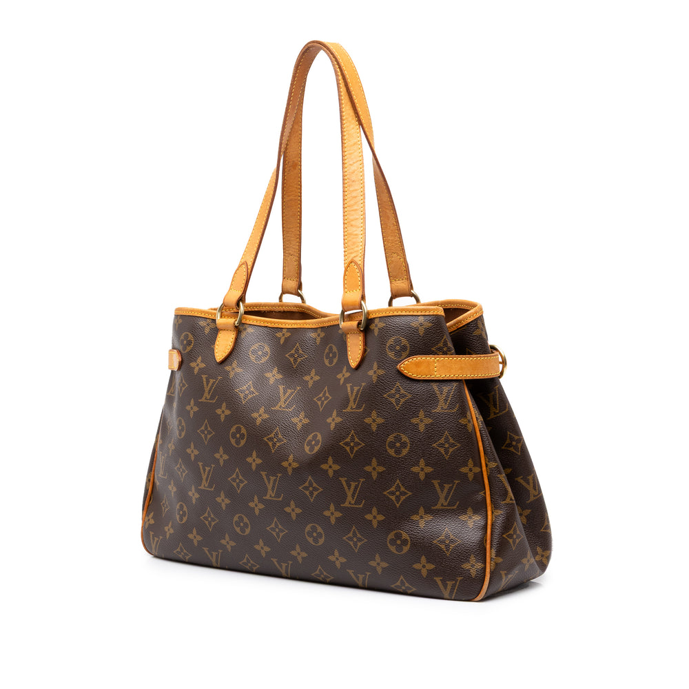 Louis Vuitton Cabas Batignolles Horizontal Monogram Marron – vue 2 – GABY PARIS