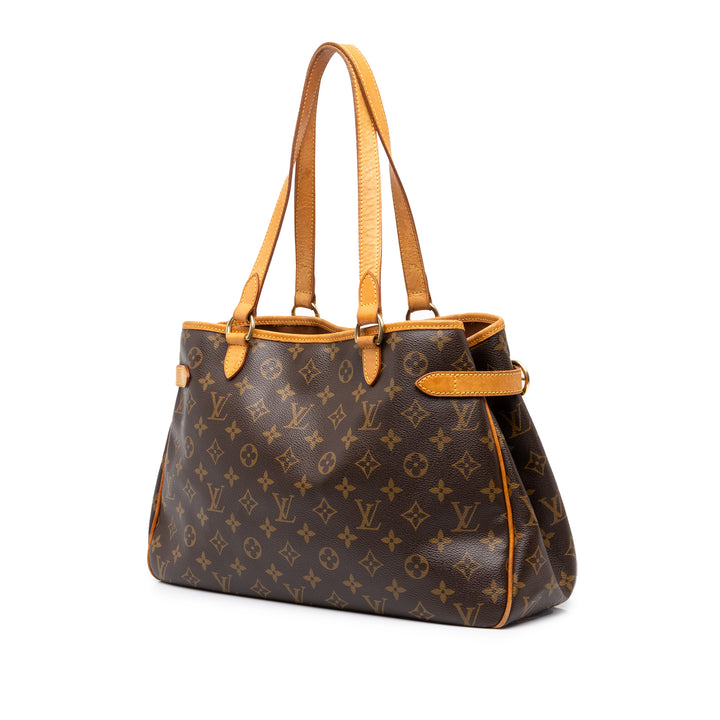 Louis Vuitton Cabas Batignolles Horizontal Monogram Marron – vue 2 – GABY PARIS