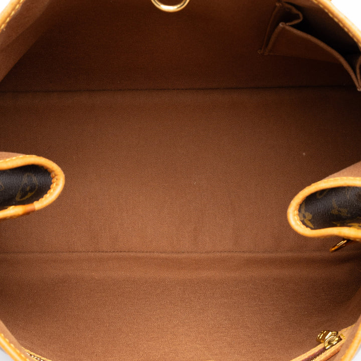 Louis Vuitton Cabas Batignolles Horizontal Monogram Marron – vue 4 – GABY PARIS