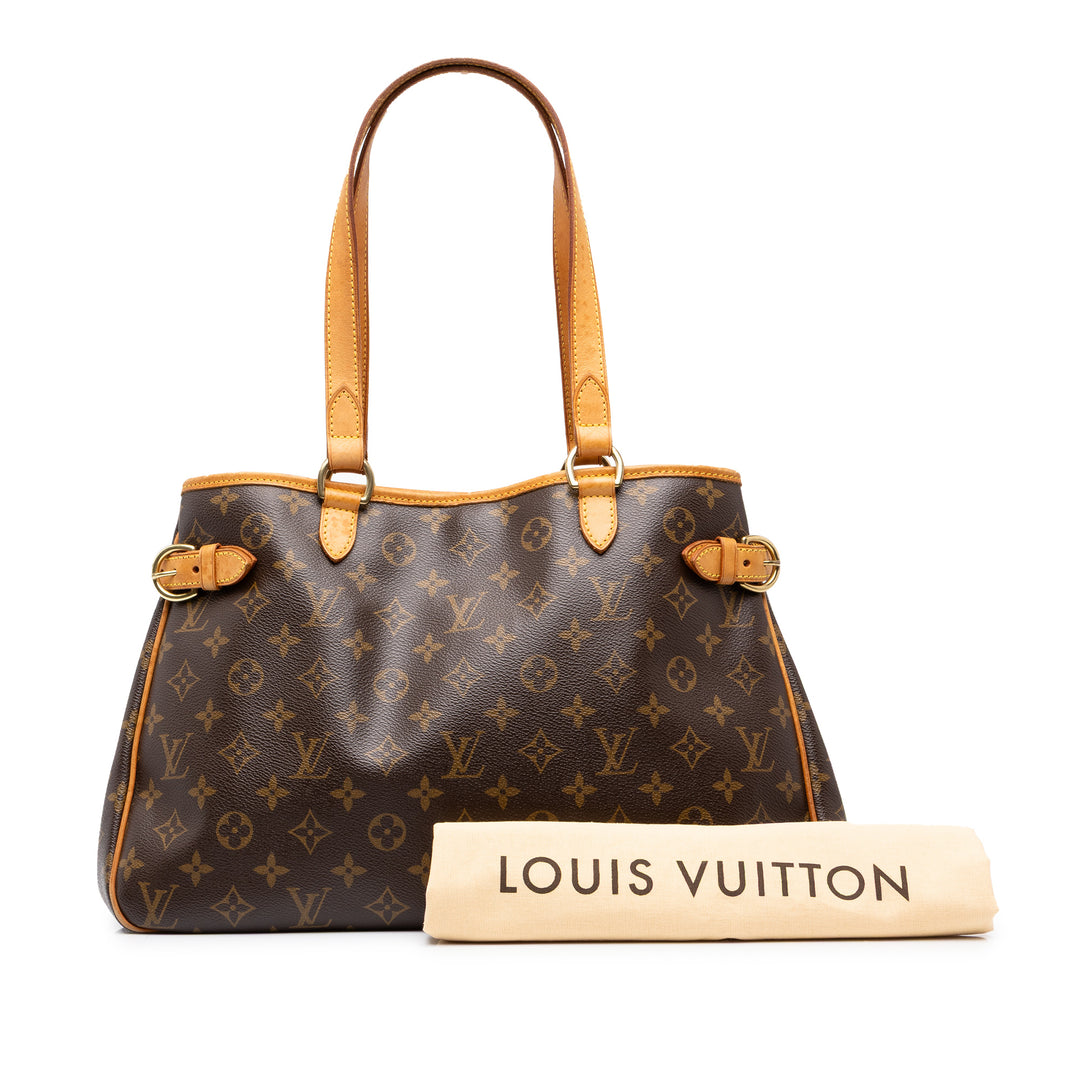 Louis Vuitton Cabas Batignolles Horizontal Monogram Marron – vue 9 – GABY PARIS