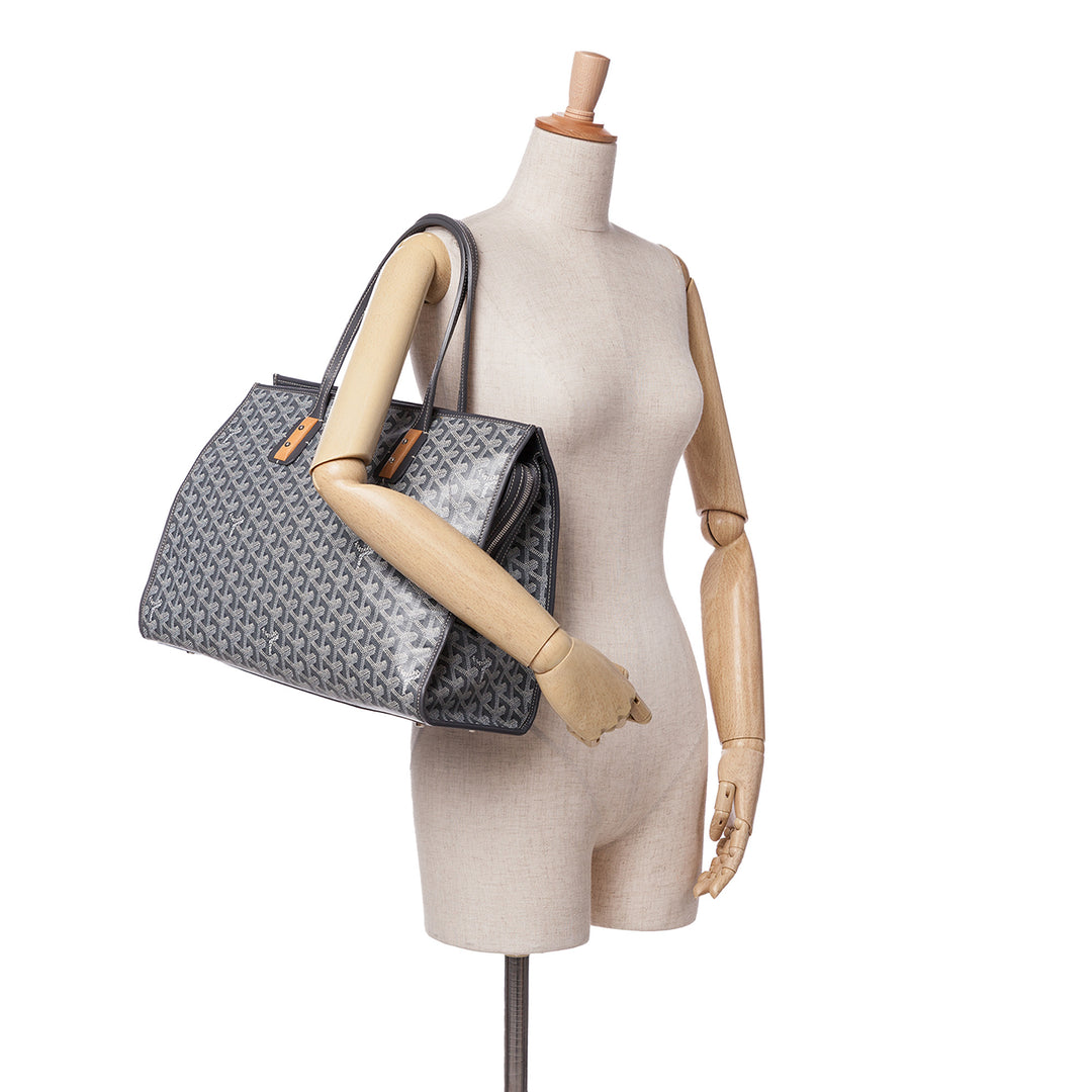 Goyardine Marquises Tote Gray - Gaby Paris