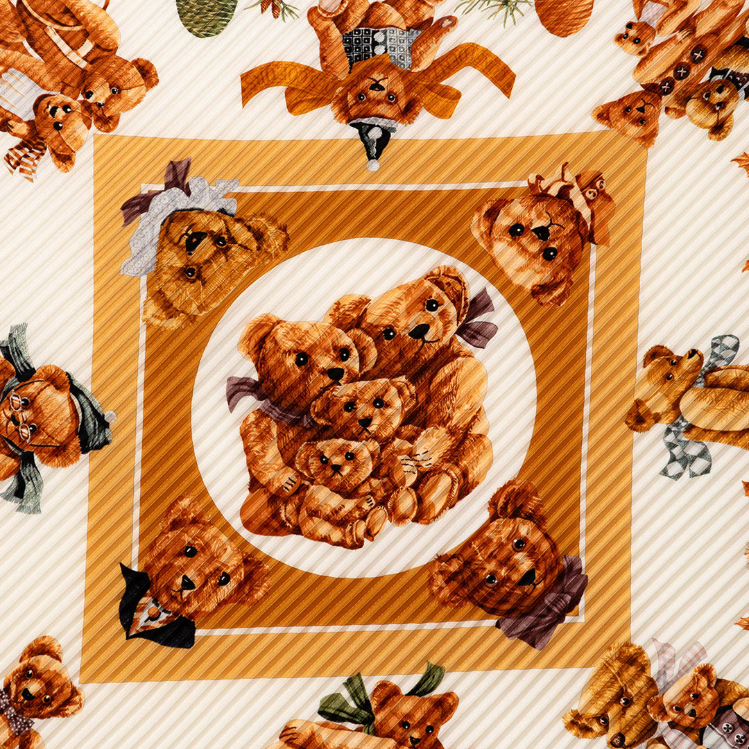 Hermès Confidents Des Coeurs Pleated Soie Foulard