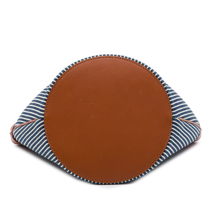 Rayé Crecy Sac seau Bleu