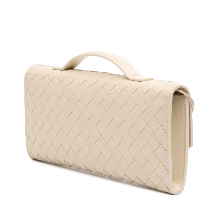 Bottega Veneta Cuir d’agneau Intrecciato Andiamo Pochette
