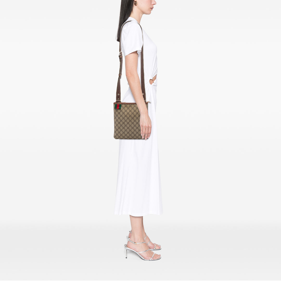 Gucci GG Supreme Web Sac porté croisé