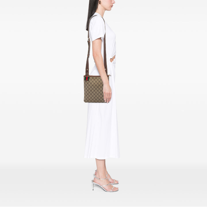 Gucci GG Supreme Web Sac porté croisé