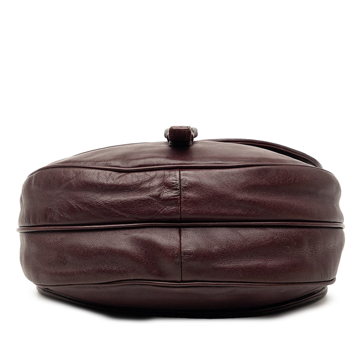 Intrecciato à finitions Double Sided à rabat Sac Rouge