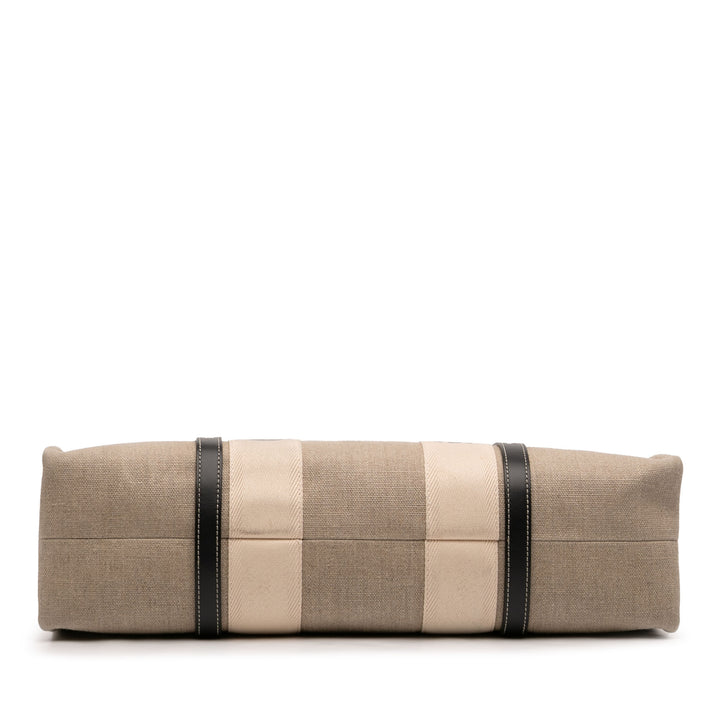 Chloé Large Woody Toile Cabas Sac