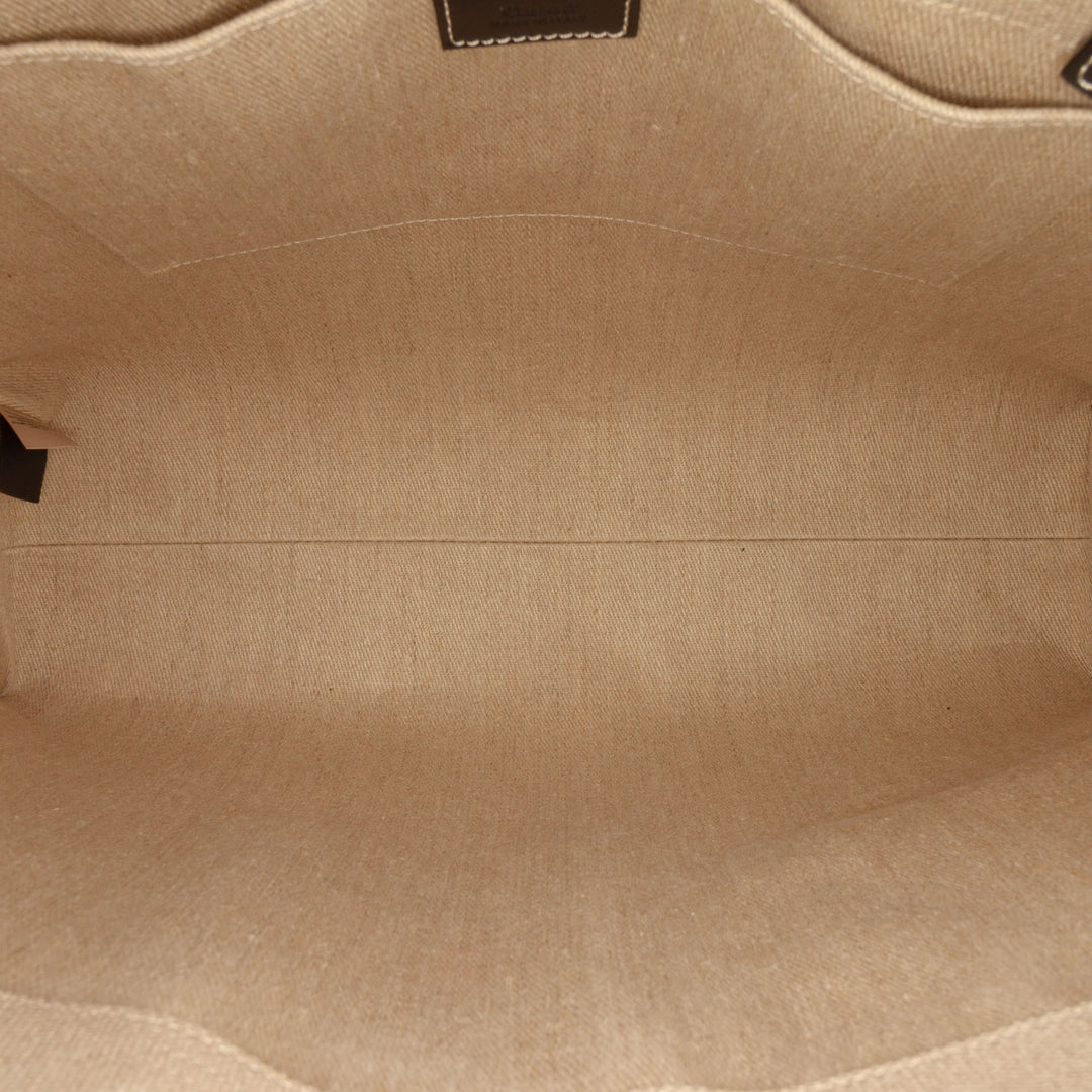 Chloé Large Woody Toile Cabas Sac
