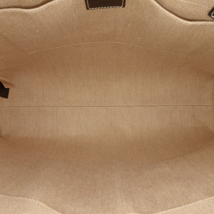 Chloé Large Woody Toile Cabas Sac