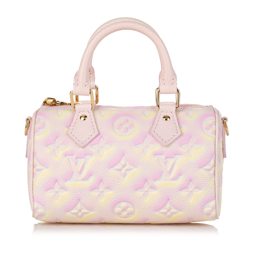 Monogram Empreinte Summer Stardust Nano Speedy Pink - Gaby Paris