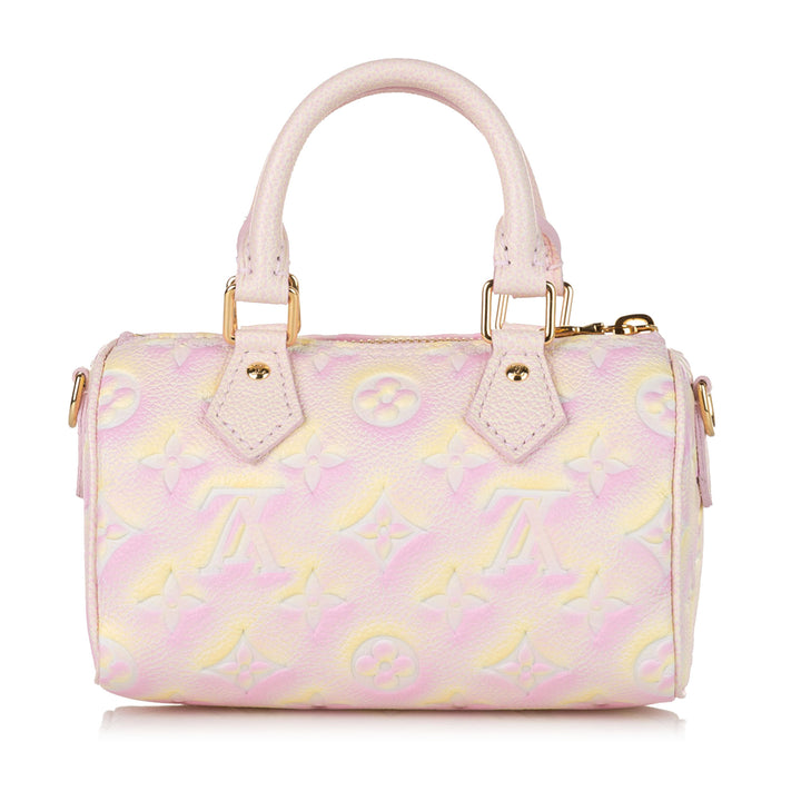 Monogram Empreinte Summer Stardust Nano Speedy Pink - Gaby Paris