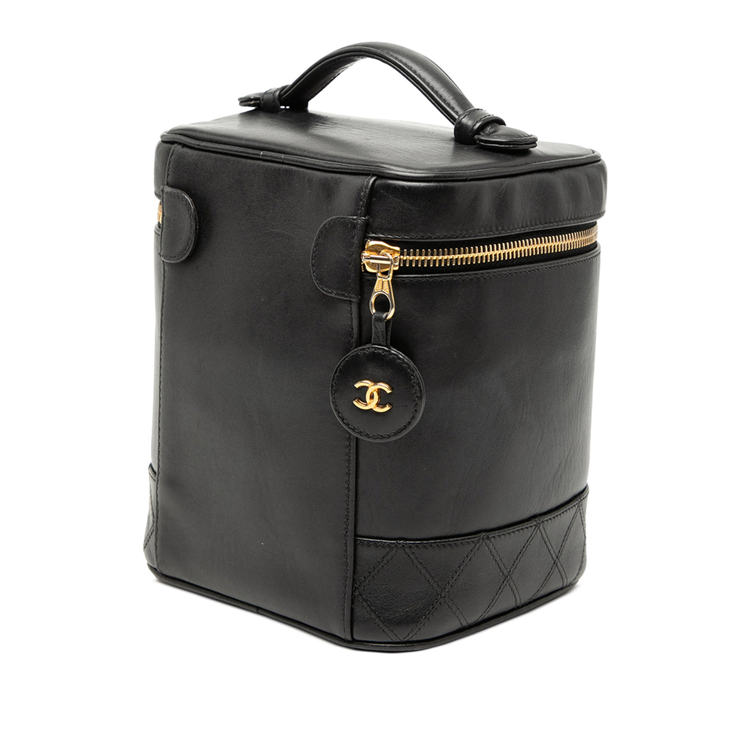 Chanel CC Matelassé Cuir d’agneau Vanity