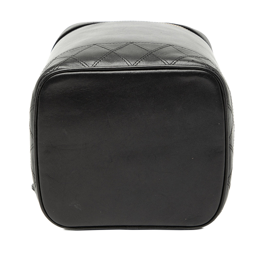 Chanel CC Matelassé Cuir d’agneau Vanity