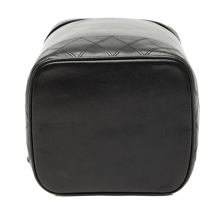 Chanel CC Matelassé Cuir d’agneau Vanity