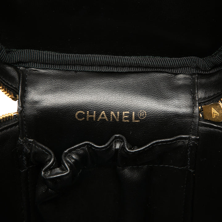 Chanel CC Matelassé Cuir d’agneau Vanity