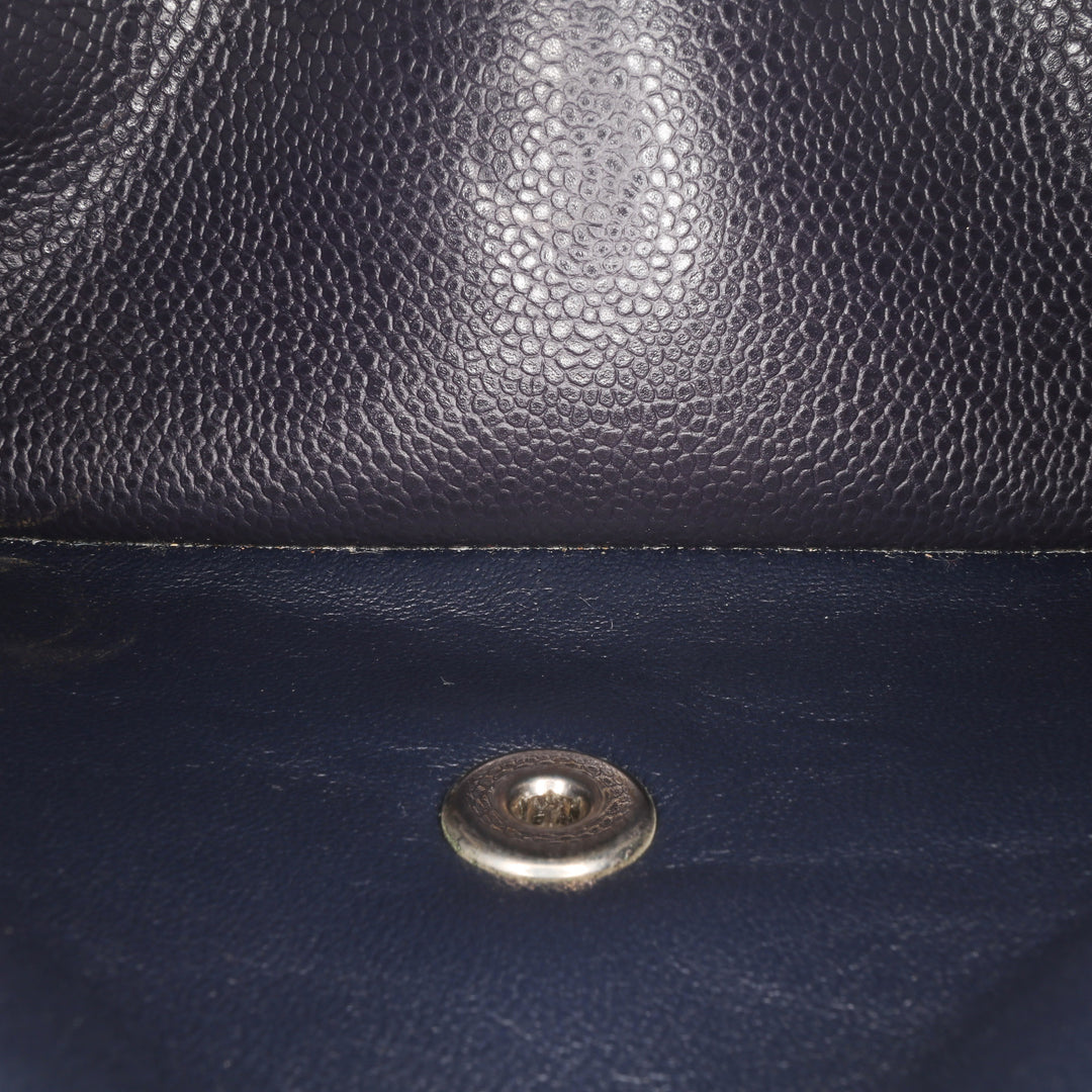 Jumbo Classic Caviar Double Flap Black - Gaby Paris