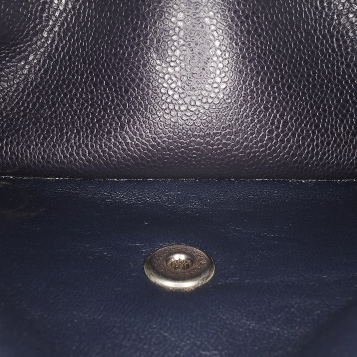 Jumbo Classic Caviar Double Flap Black - Gaby Paris
