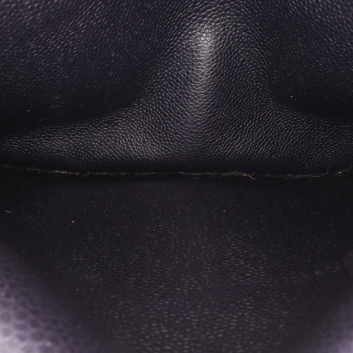 Jumbo Classic Caviar Double Flap Black - Gaby Paris