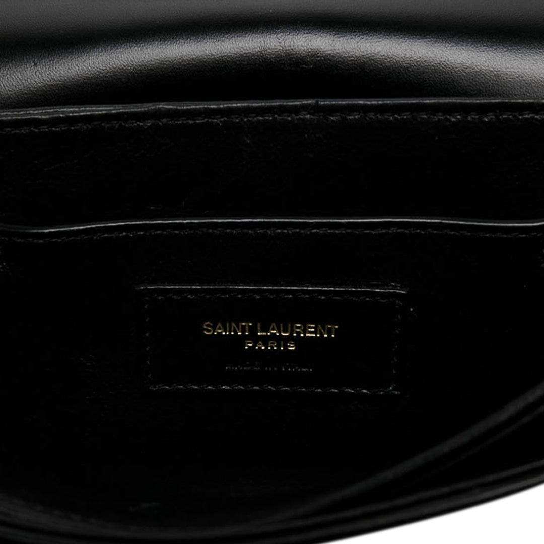 Saint Laurent Solferino Sac boîte Petit Cuir de veau Noir – vue 5 – GABY PARIS