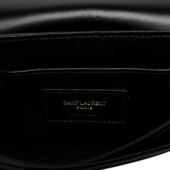 Saint Laurent Solferino Sac boîte Petit Cuir de veau Noir – vue 5 – GABY PARIS