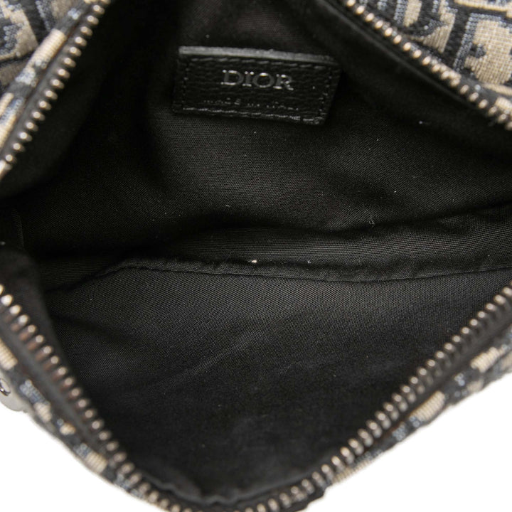 Dior Saddle Sac ceinture Mini Toile Oblique