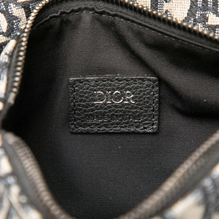 Dior Saddle Sac ceinture Mini Toile Oblique