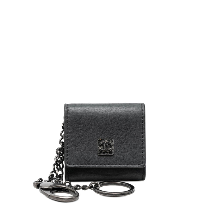 Chanel CC Porte-clés Étui Cuir de veau
