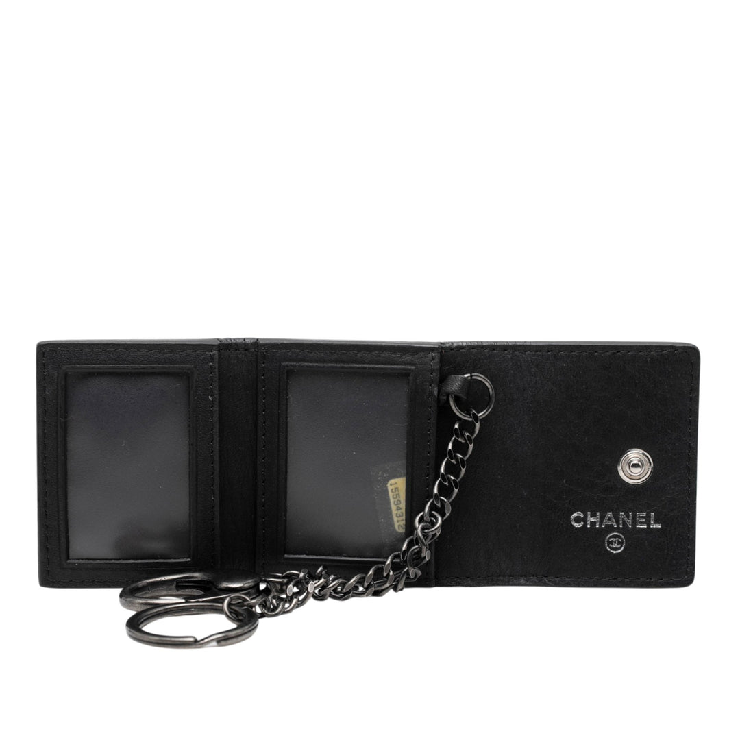 Chanel CC Porte-clés Étui Cuir de veau