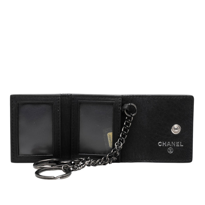 Chanel CC Porte-clés Étui Cuir de veau