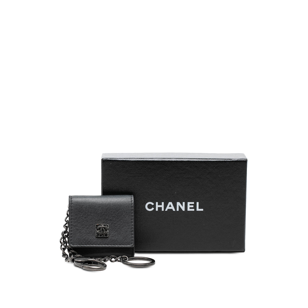 Chanel CC Porte-clés Étui Cuir de veau