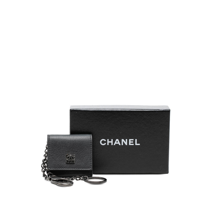 Chanel CC Porte-clés Étui Cuir de veau