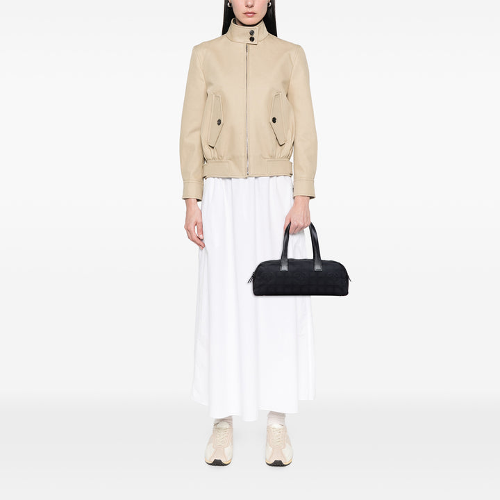 Nylon New Travel Line Handbag Black - Gaby Paris