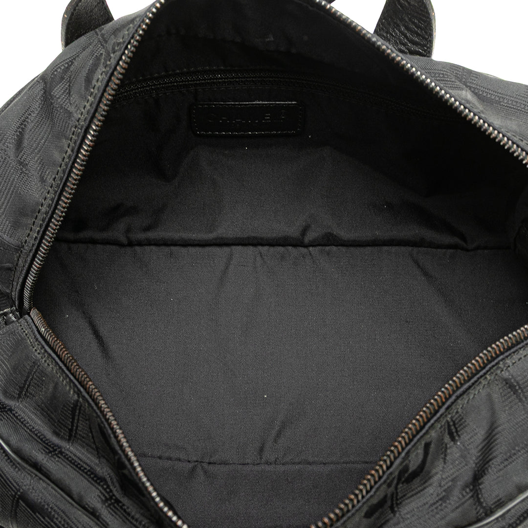 Nylon New Travel Line Handbag Black - Gaby Paris