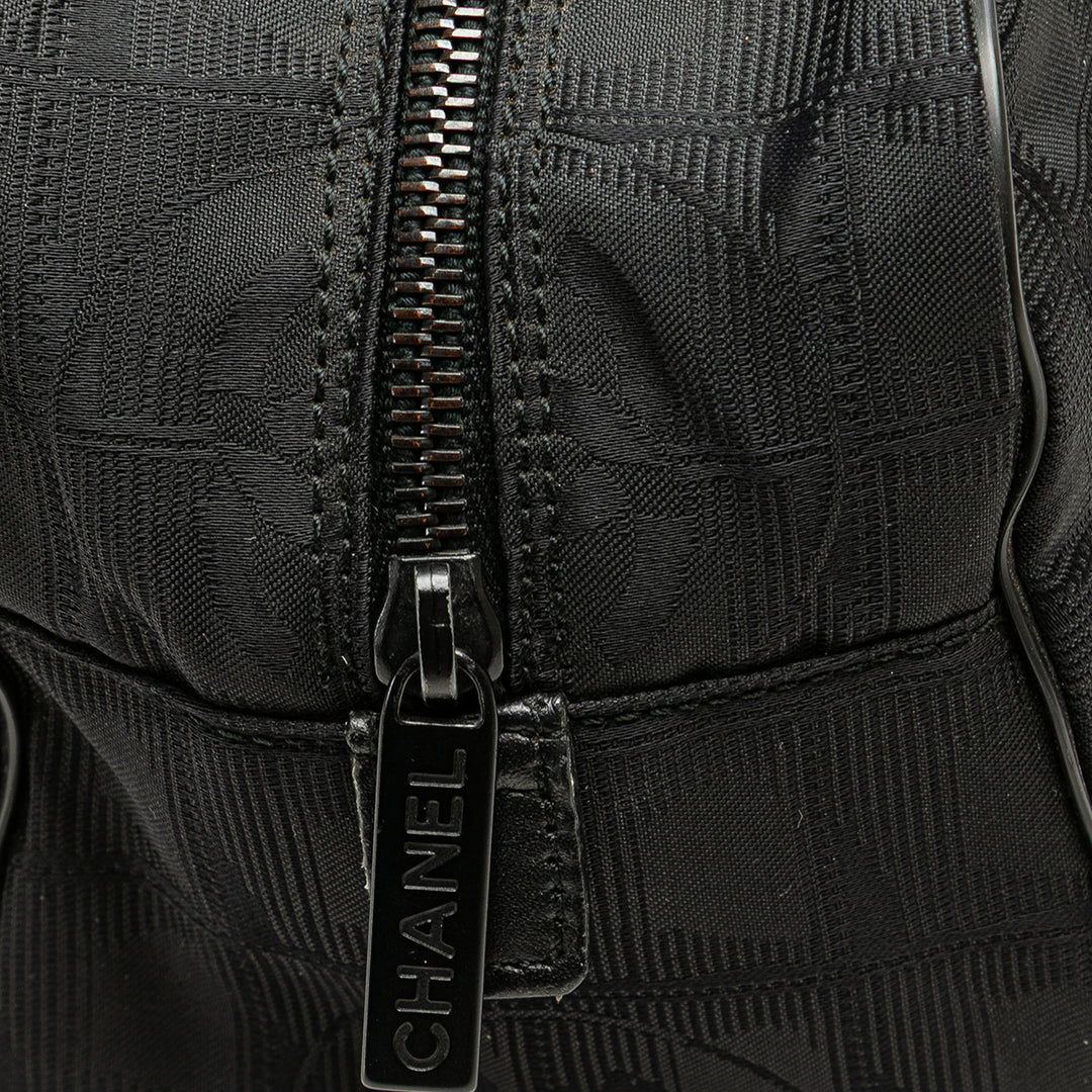 Nylon New Travel Line Handbag Black - Gaby Paris