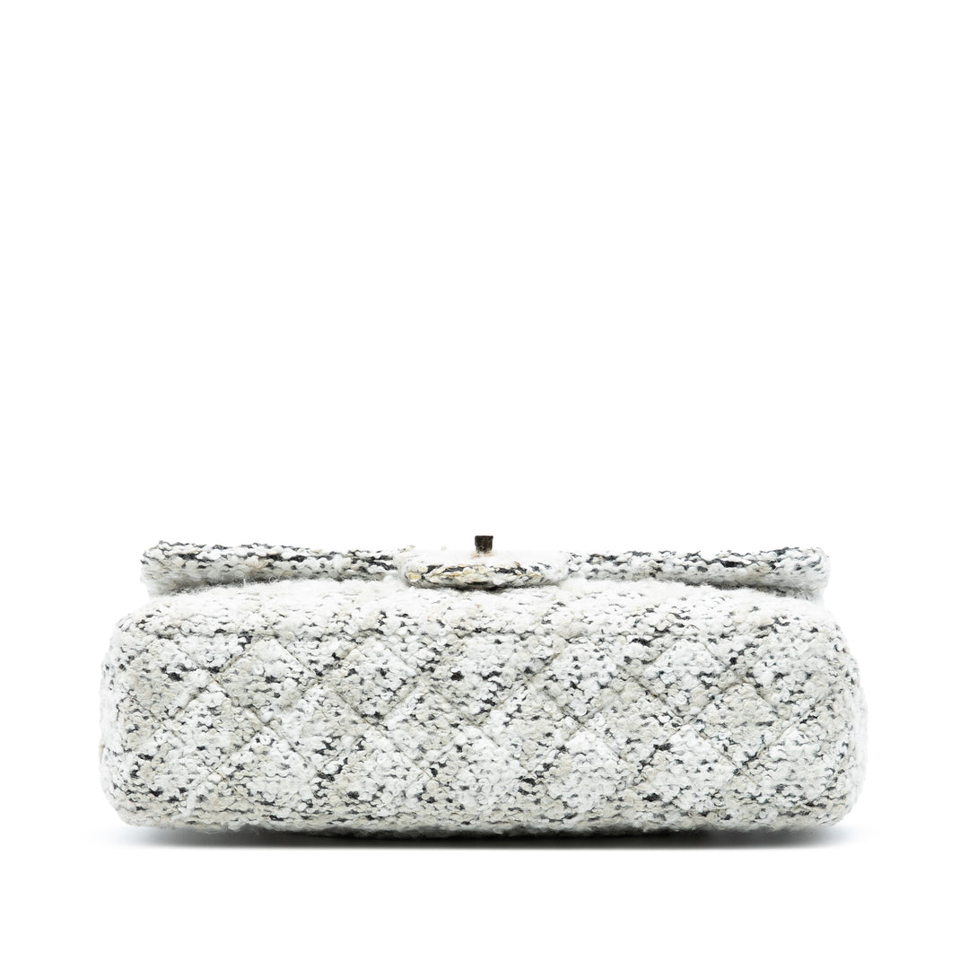 Chanel Medium Classic Tweed Double rabat