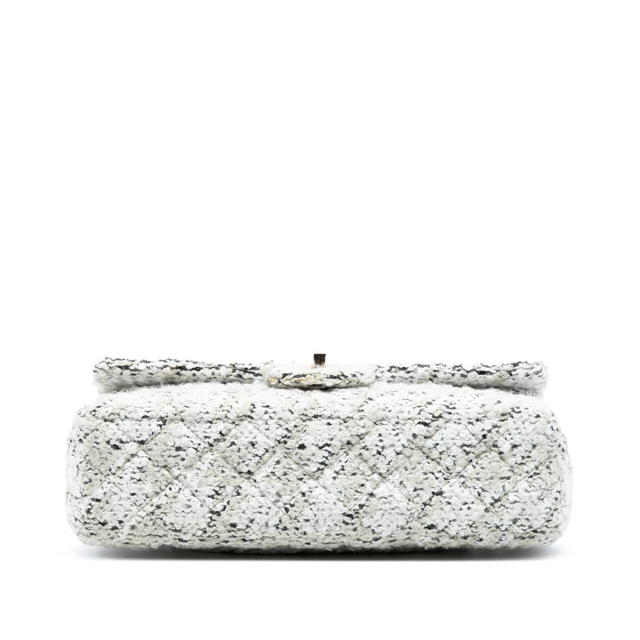 Chanel Medium Classic Tweed Double rabat