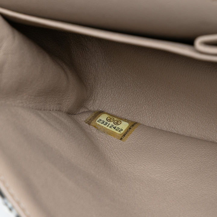 Chanel Medium Classic Tweed Double rabat