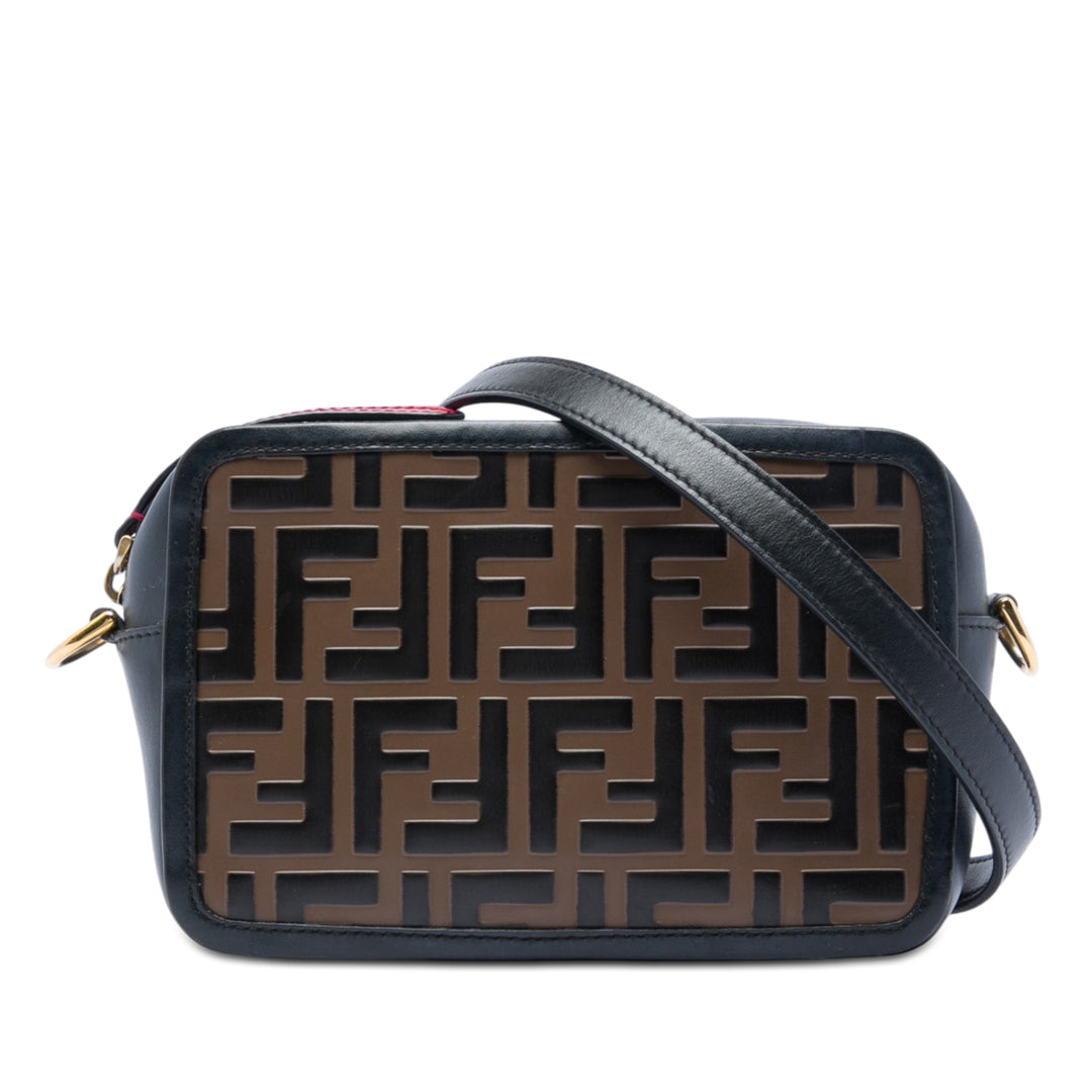 Fendi Mini Zucca embossé Cuir Sac caméra