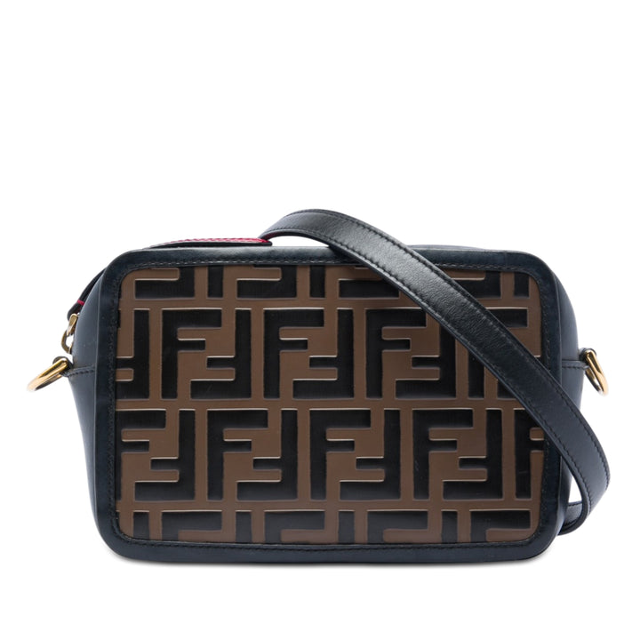 Fendi Mini Zucca embossé Cuir Sac caméra